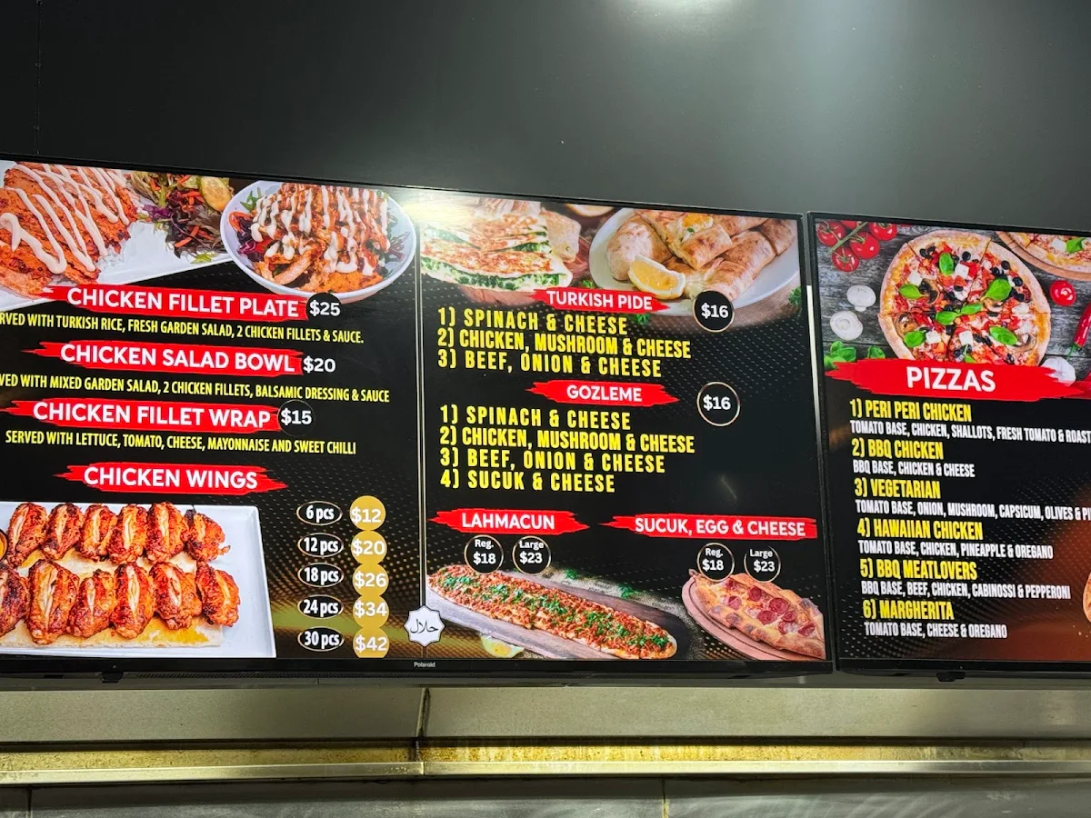 Menu, Sofram Adana