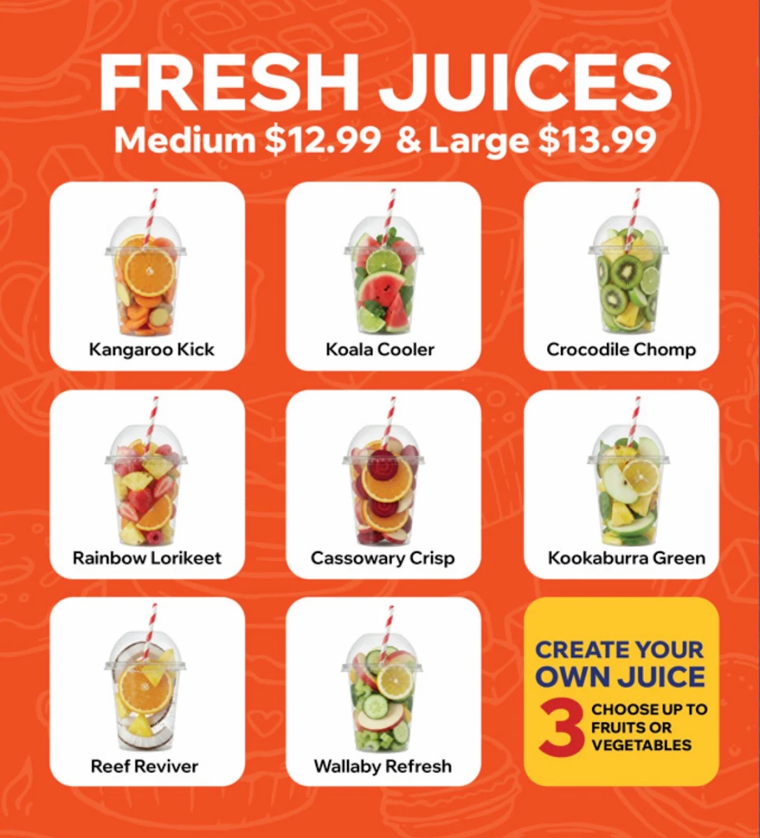 Menu, Rayyan Cafe