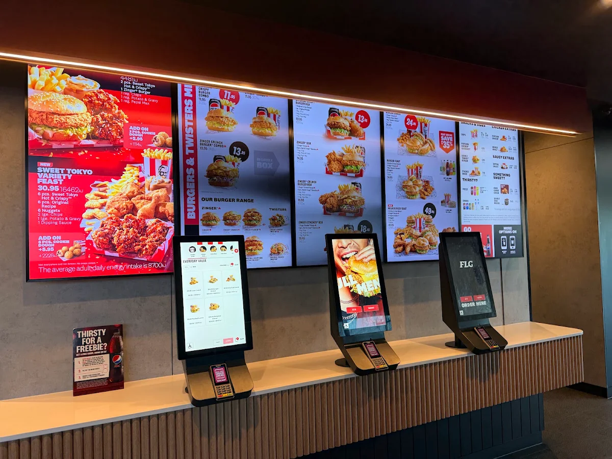 Menu, KFC Willetton