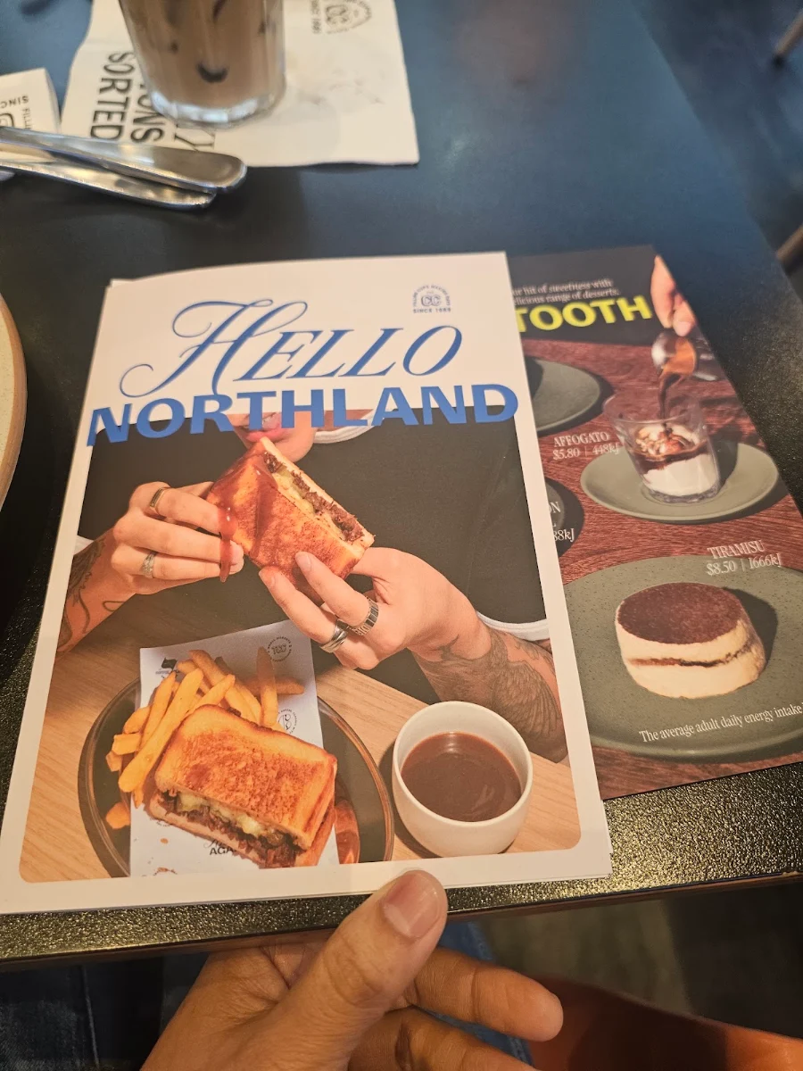 Menu, The Coffee Club Café - Northland Preston