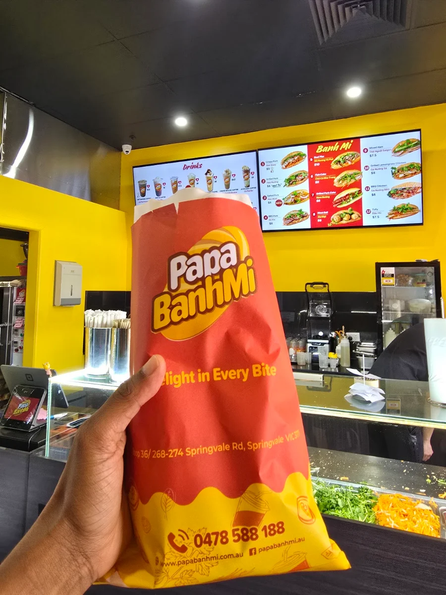 Menu, Papa BanhMi