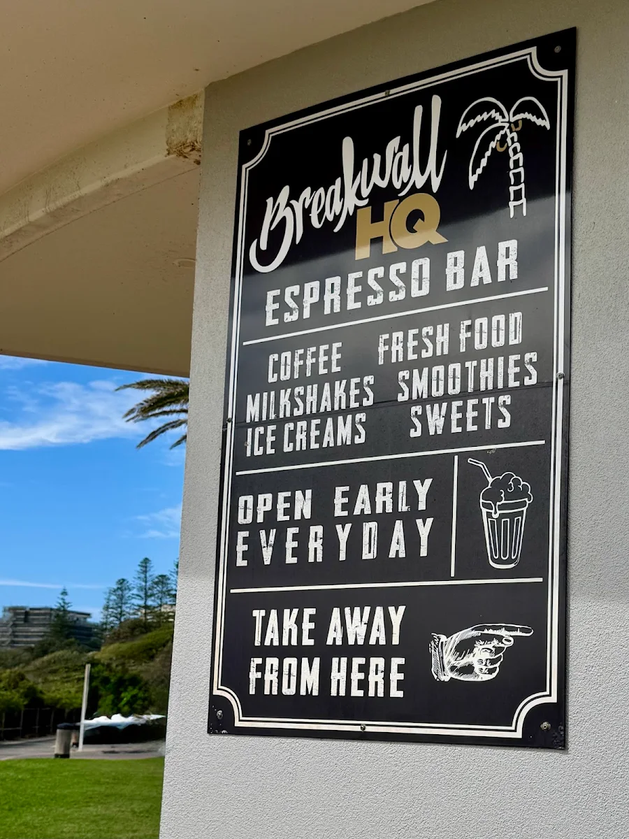 Menu, Breakwall HQ