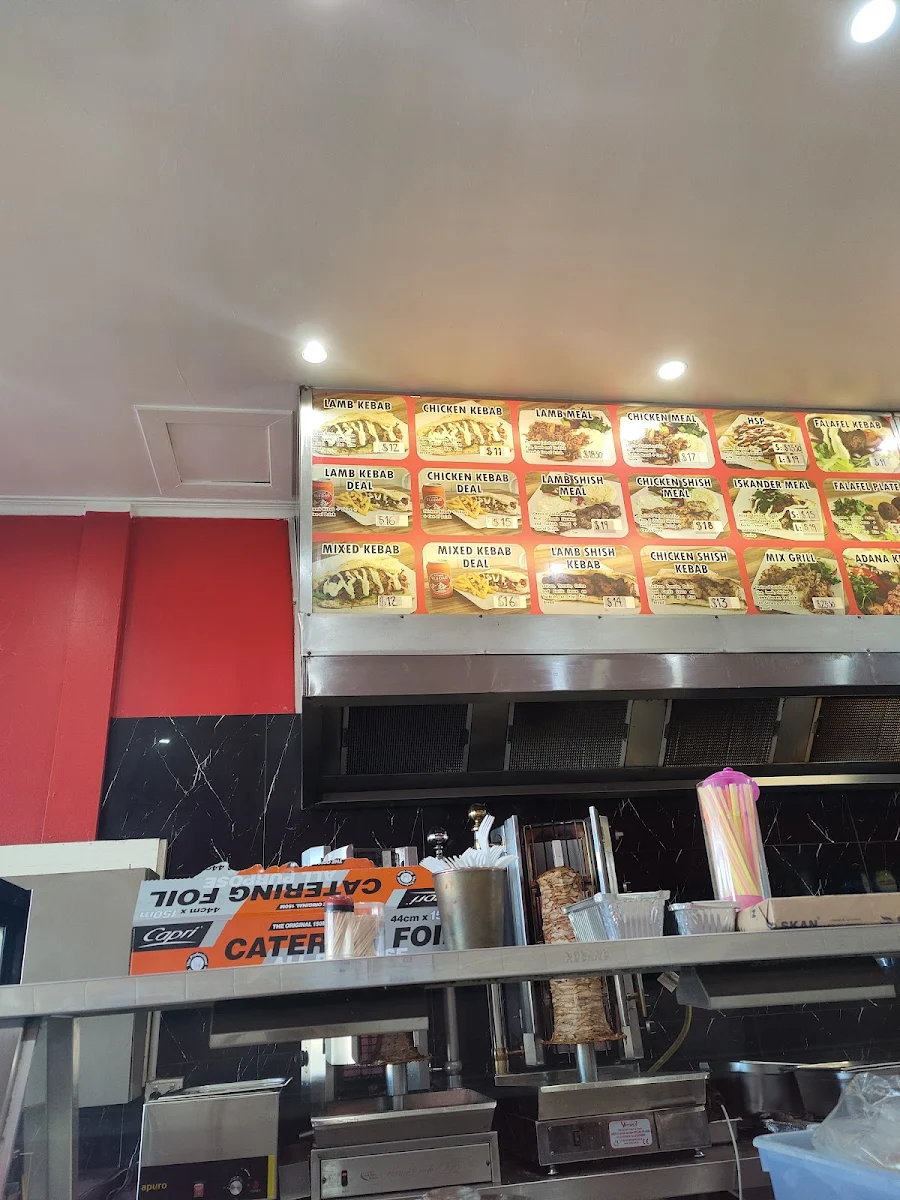 Menu, Chelsea Kebab House
