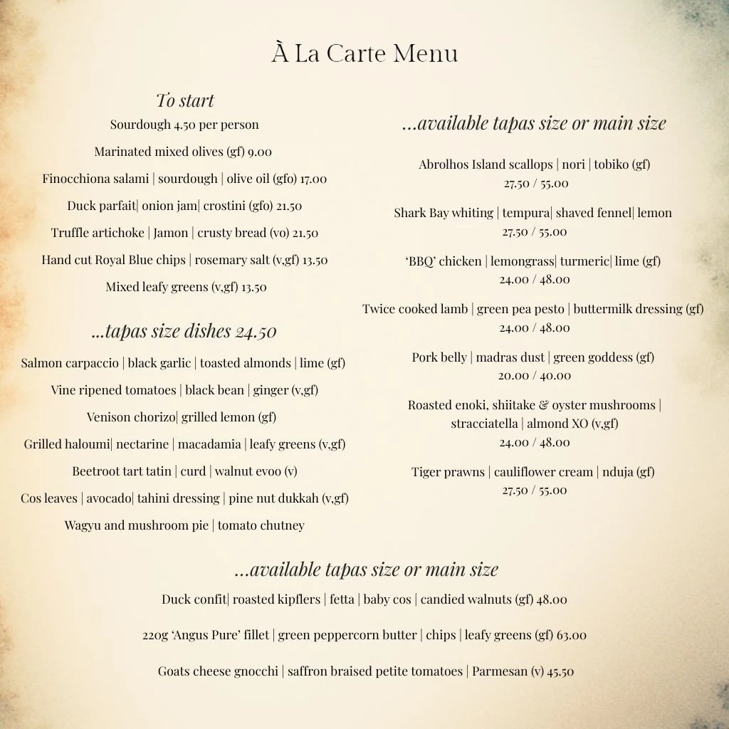 Menu photo 1