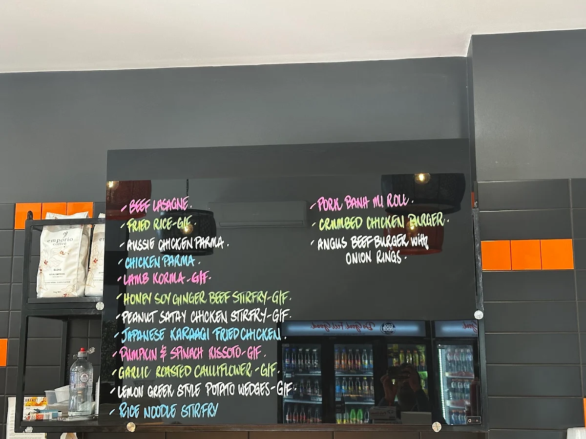 Menu, JOJOS on NORTHGATE