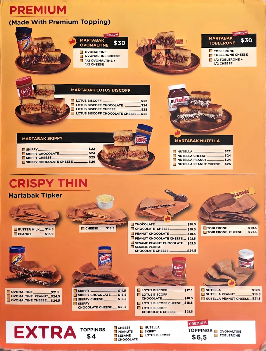 Menu, Rojo Sambel x Martabak Pecenongan 78