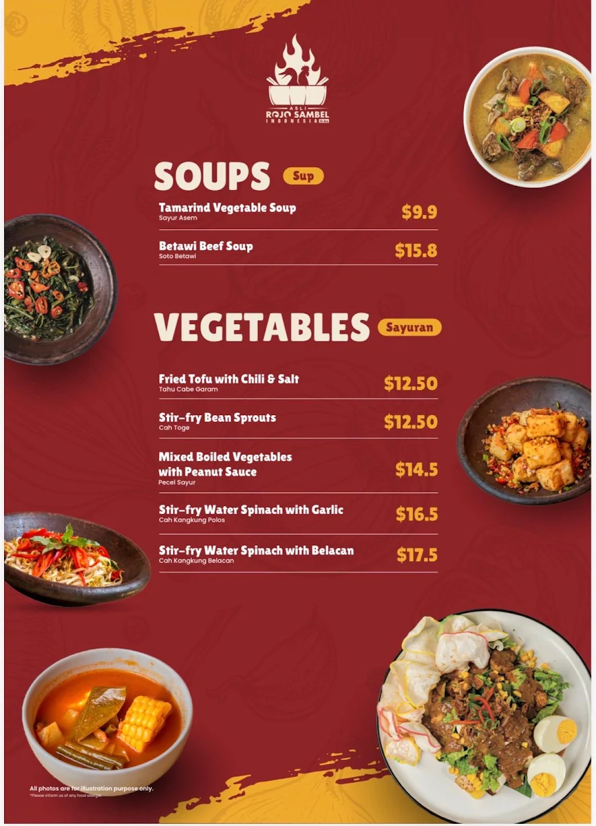 Menu, Rojo Sambel x Martabak Pecenongan 78