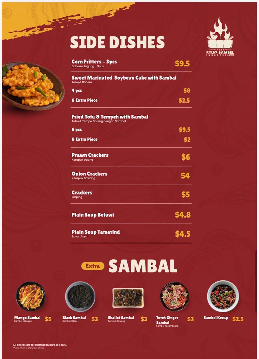 Menu, Rojo Sambel x Martabak Pecenongan 78