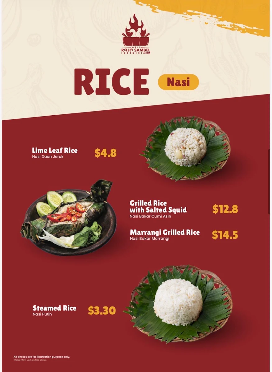 Menu, Rojo Sambel x Martabak Pecenongan 78