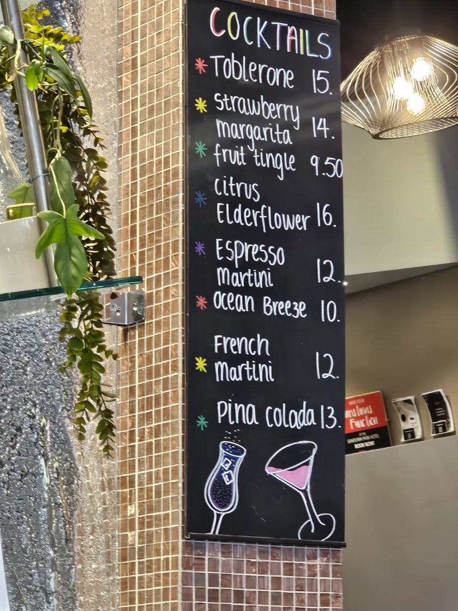 Menu, Sandown Park Hotel