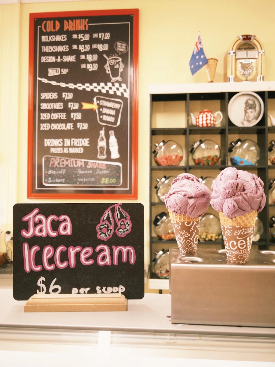 Menu, Ice Cream Haven Grafton