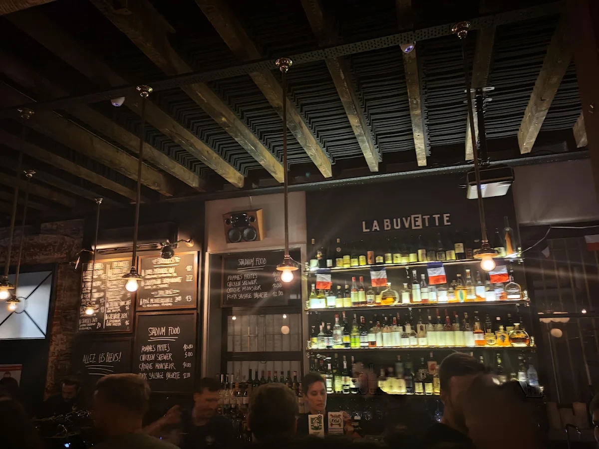 Menu, La Buvette