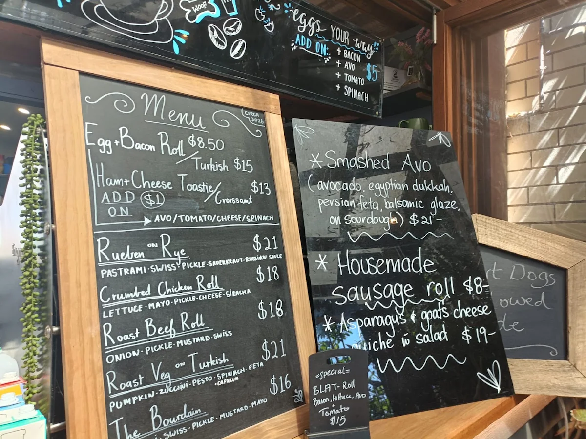 Menu, The Scented Garden