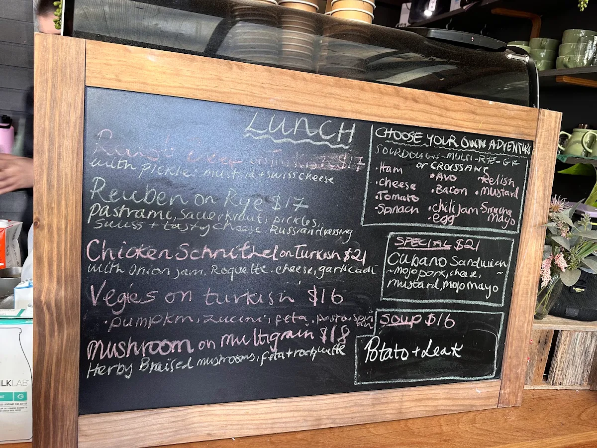 Menu, The Scented Garden