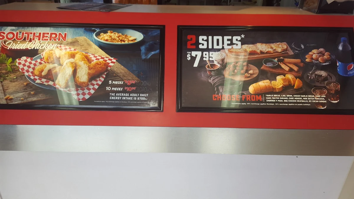 Menu, Domino's Pizza Bunbury
