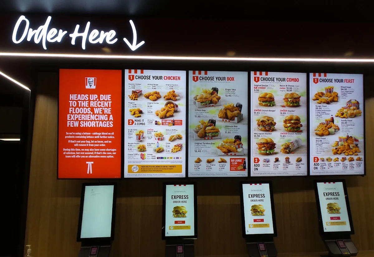 Menu, KFC Carrum Downs