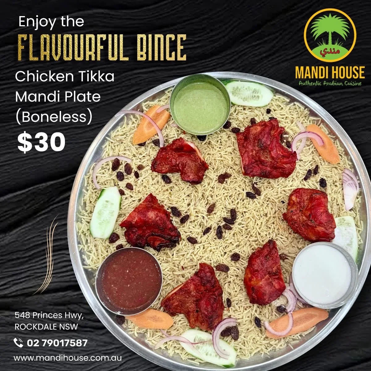 Menu, Mandi House Rockdale