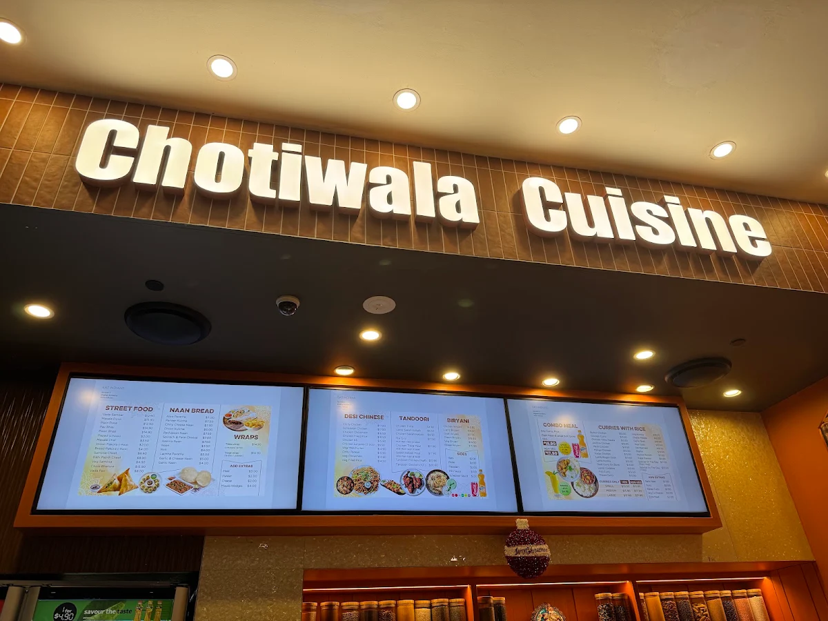 Menu, Chotiwala
