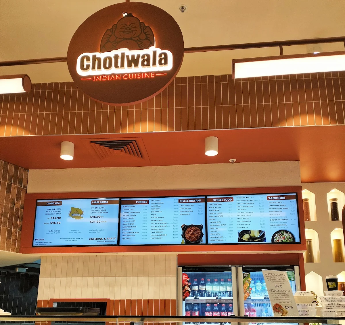 Menu, Chotiwala