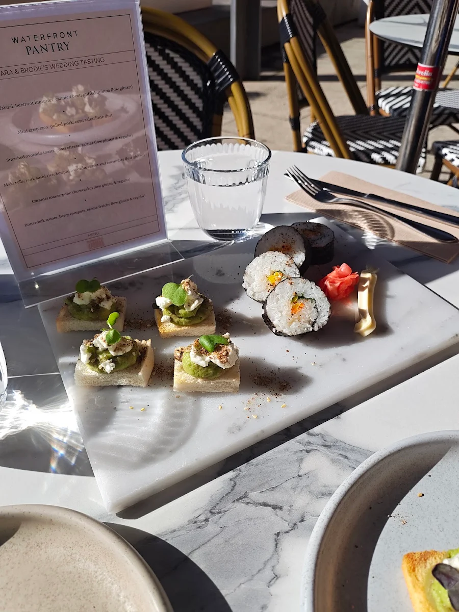 Menu, Waterfront Pantry