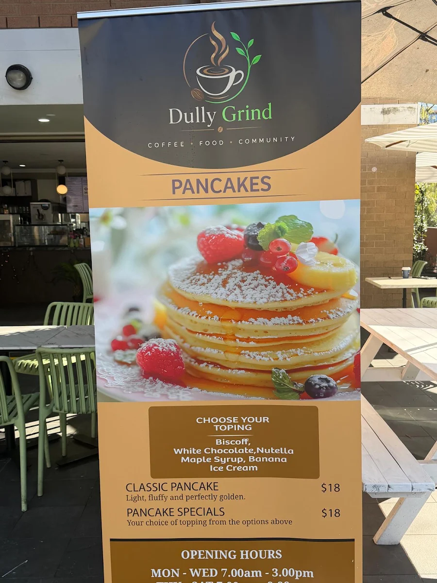 Menu, Dully Grind