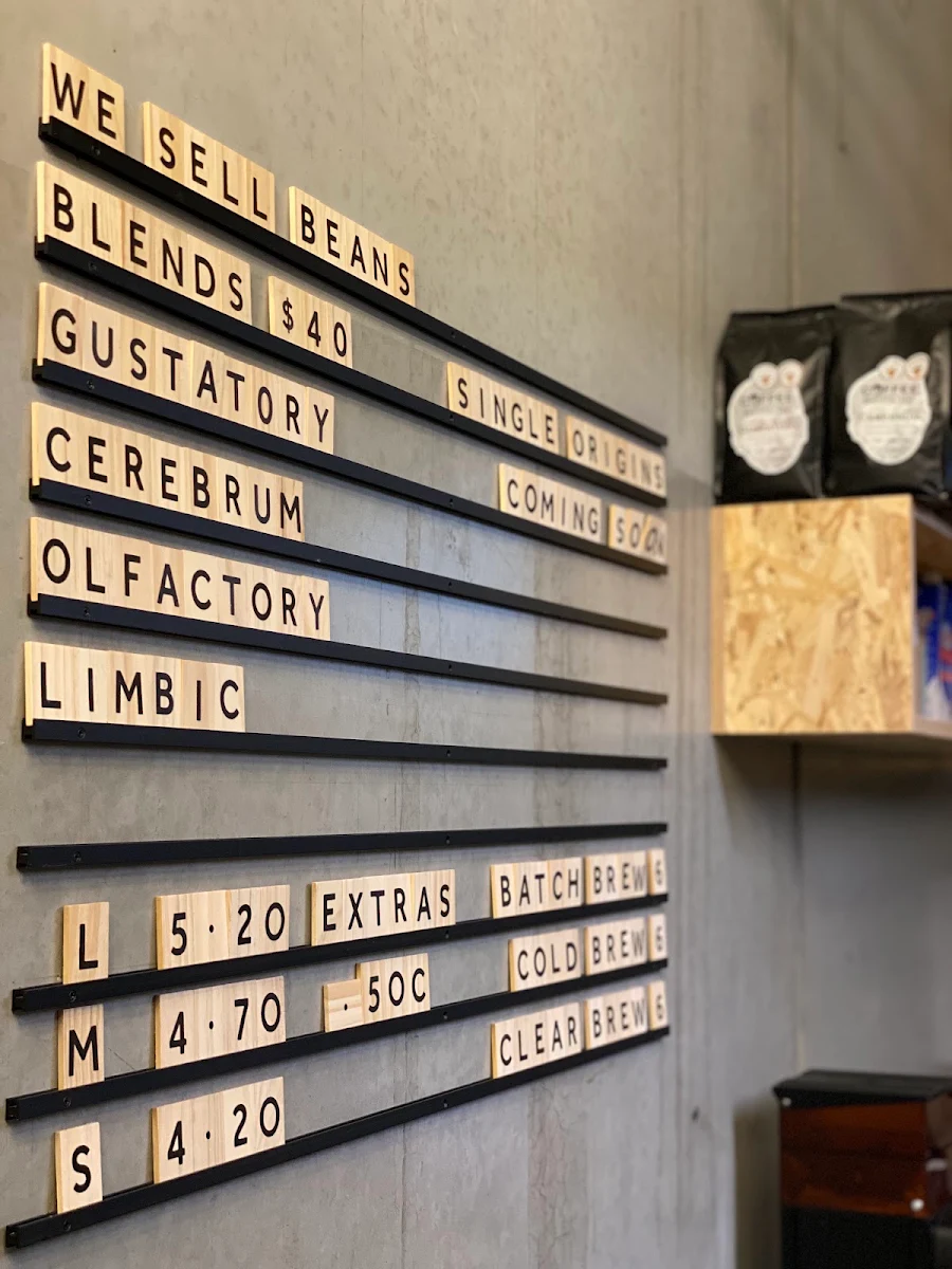 Menu, Coffee Mentality - Stones Corner
