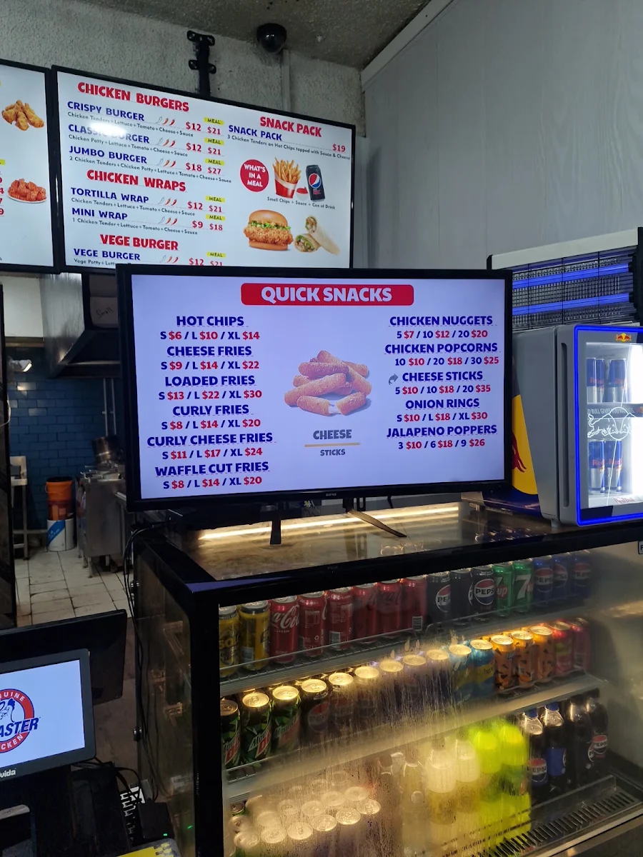 Menu, Broaster Chicken Epping