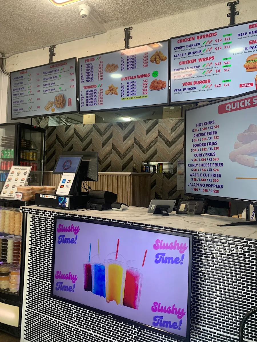 Menu, Broaster Chicken Epping