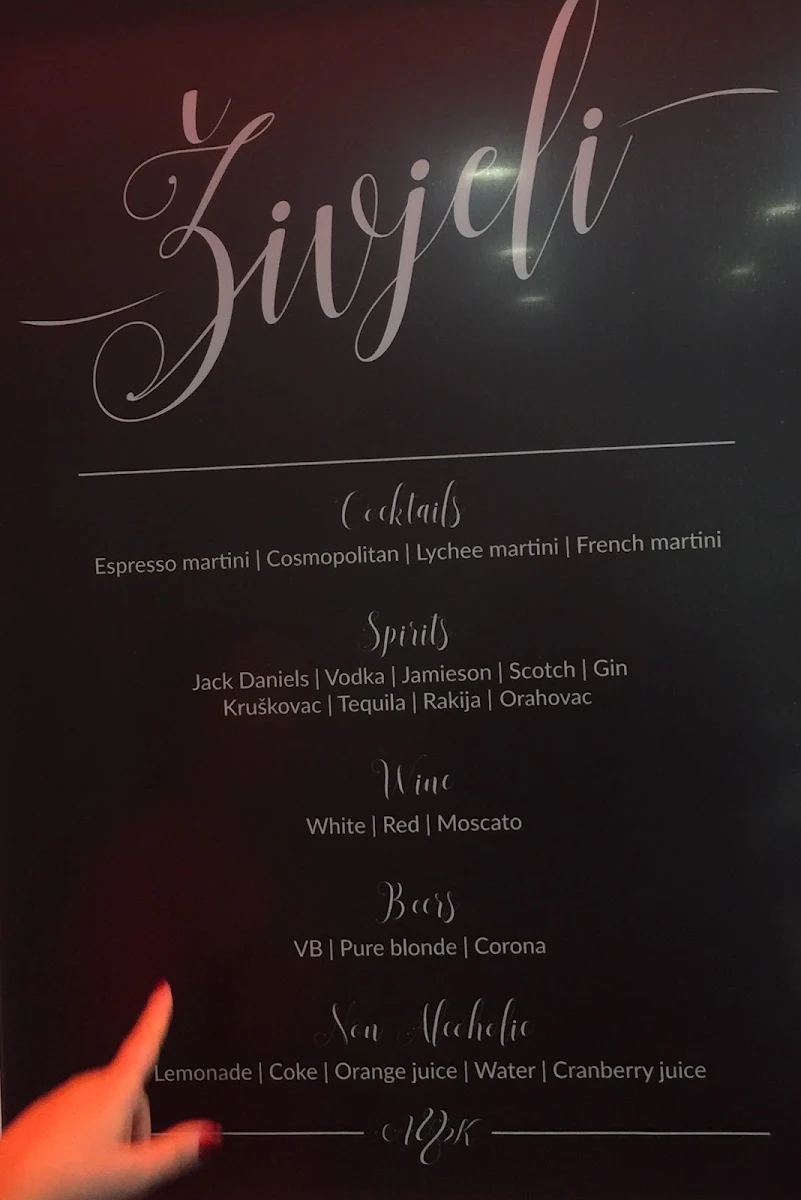Menu photo 1