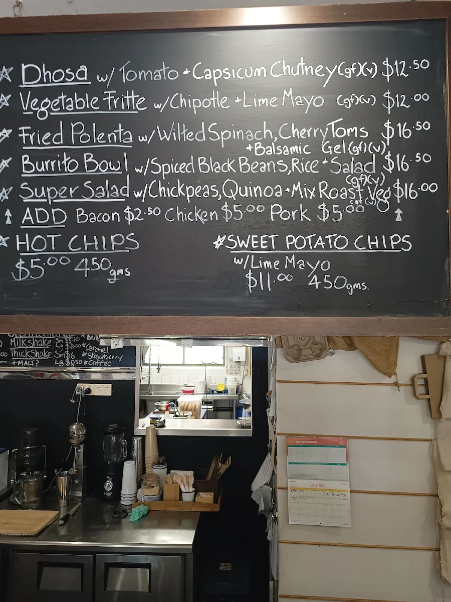 Menu, The Good Food Store