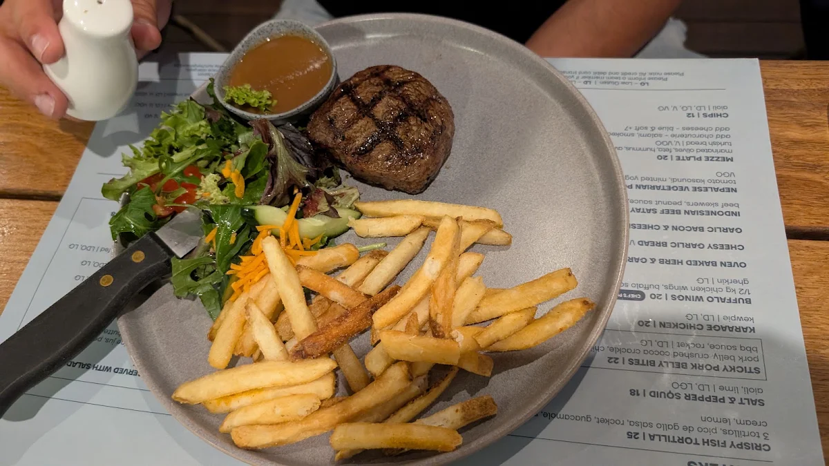 Menu, Cleveland Sands Hotel