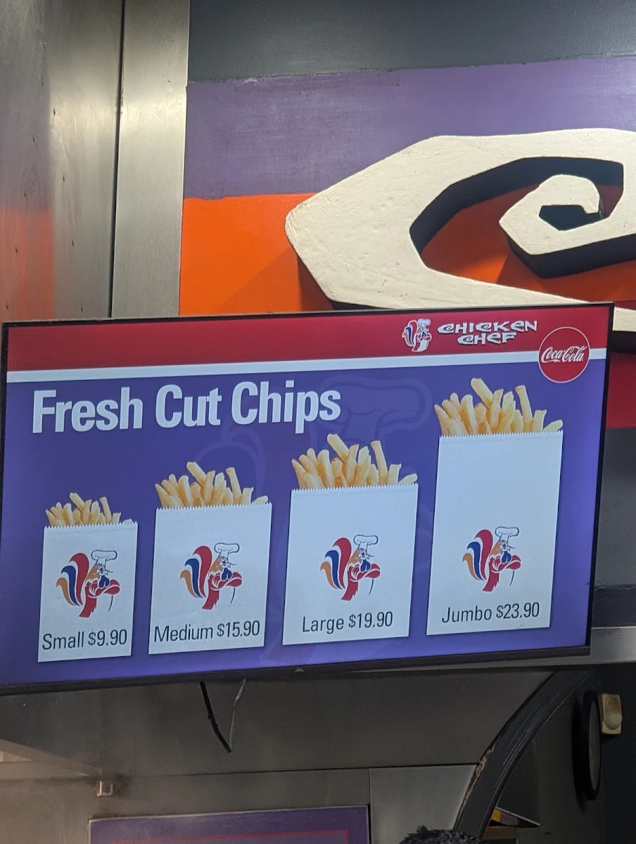 Menu, Chicken Chef