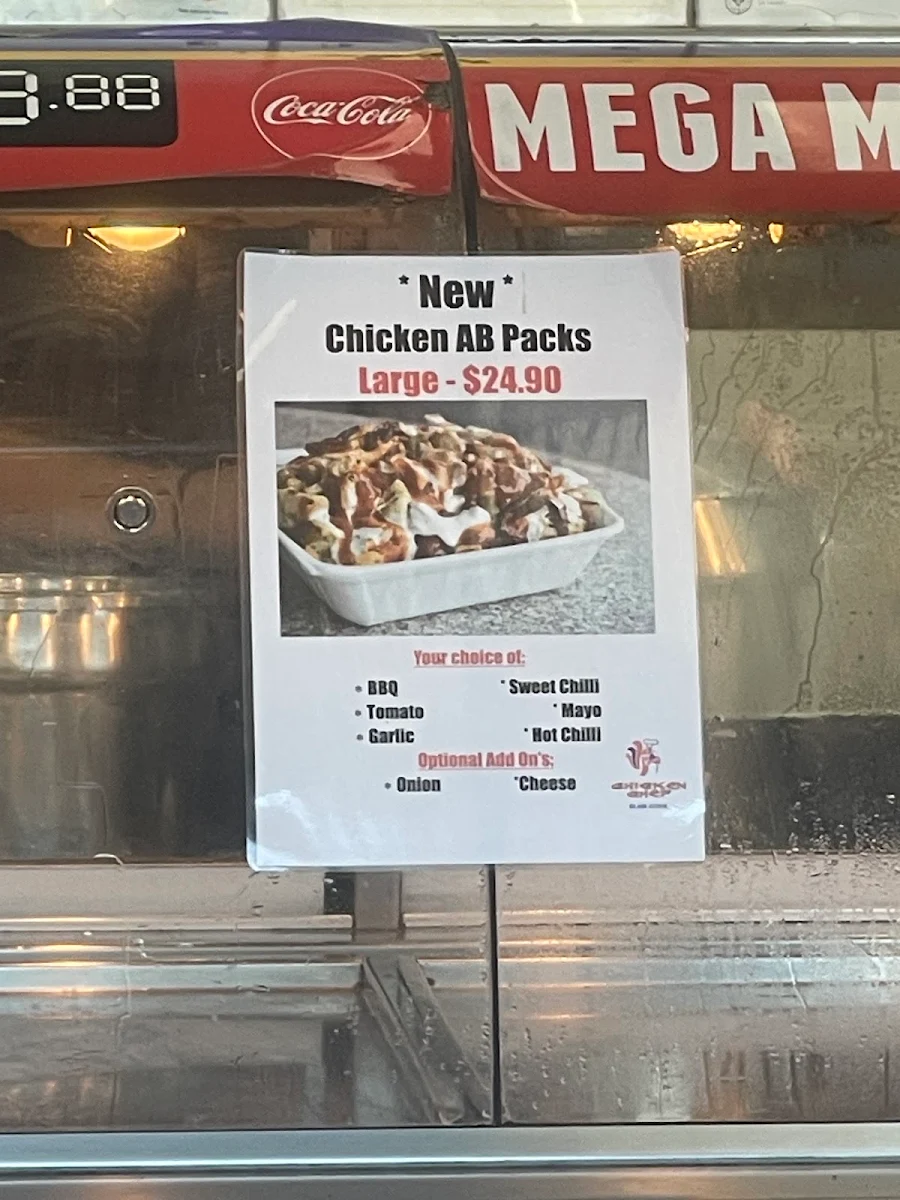 Menu, Chicken Chef