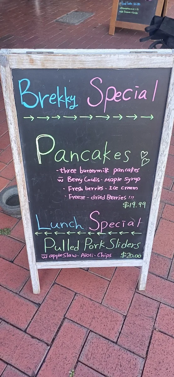 Menu, Platinum Brew Cafe