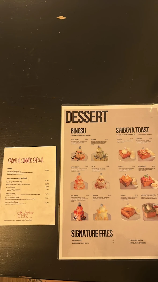 Menu, Bunny Beans Cafe - Kippax