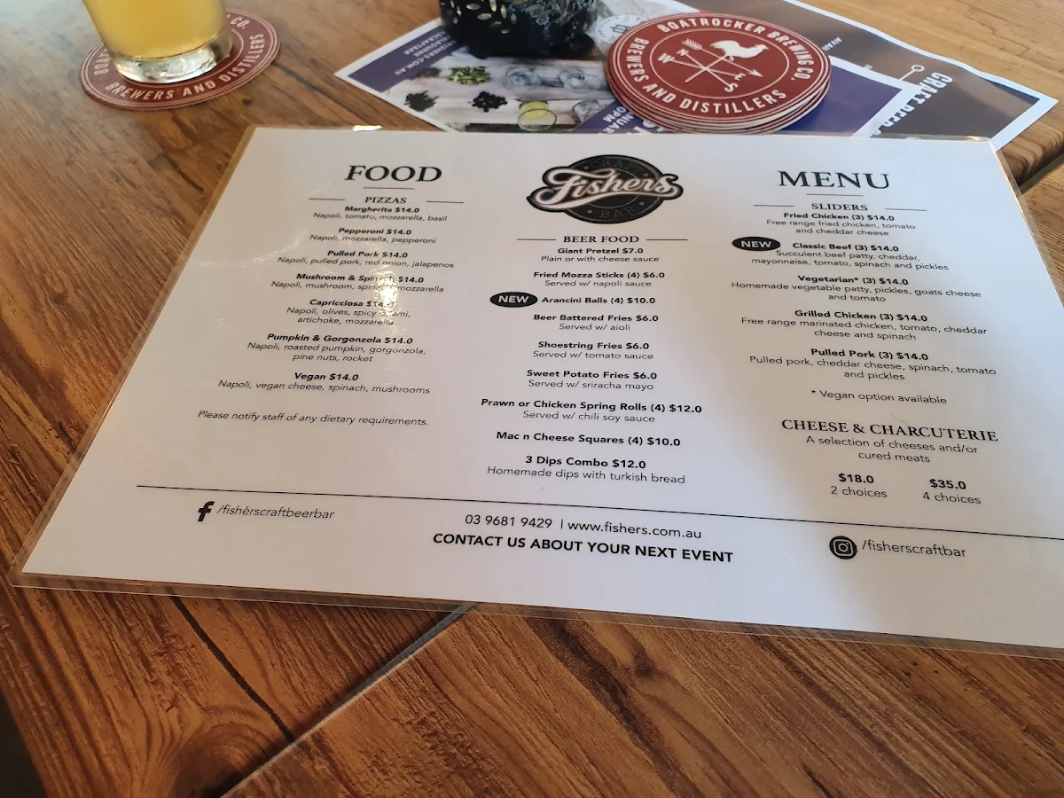 Menu, Limerick Arms Hotel