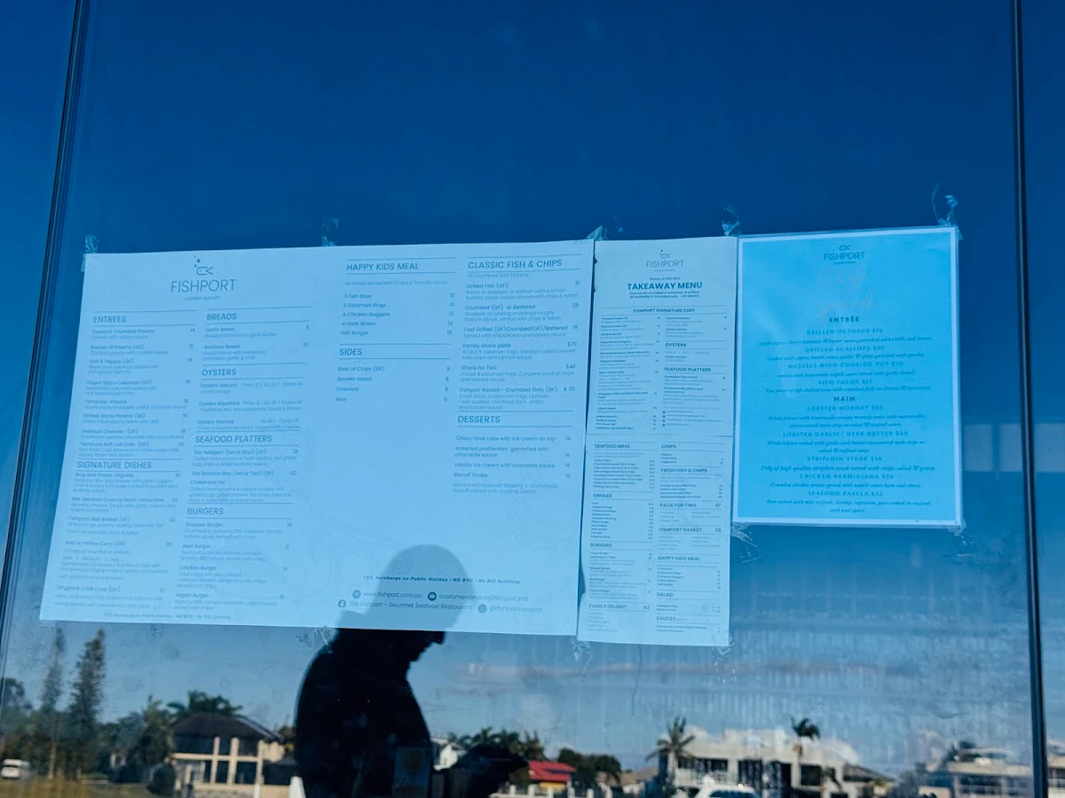 Menu, Fishport- Gourmet Seafood seafood restaurants in Brisbane
