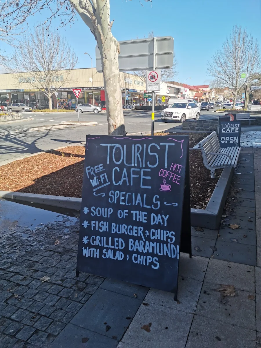 Menu, Tourist Cafe