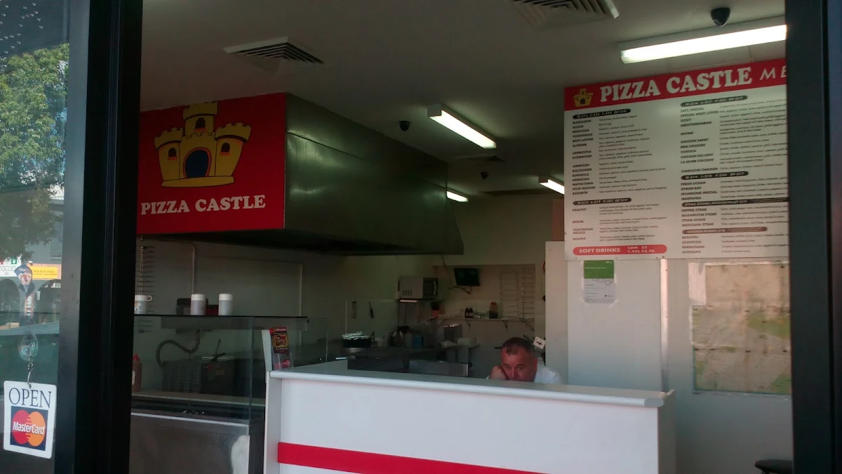 Menu, Pizza Castle