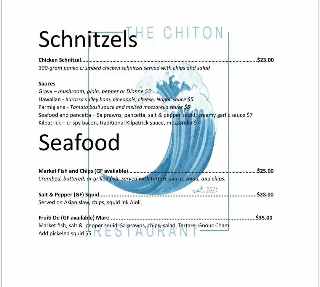 Menu photo 2