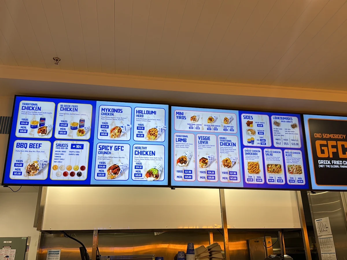 Menu, The Yiros Shop - Southport