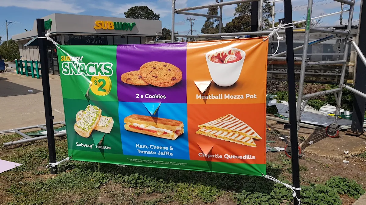 Menu, Subway