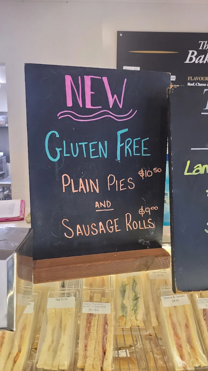 Menu, Elmore Bakery/Cafe