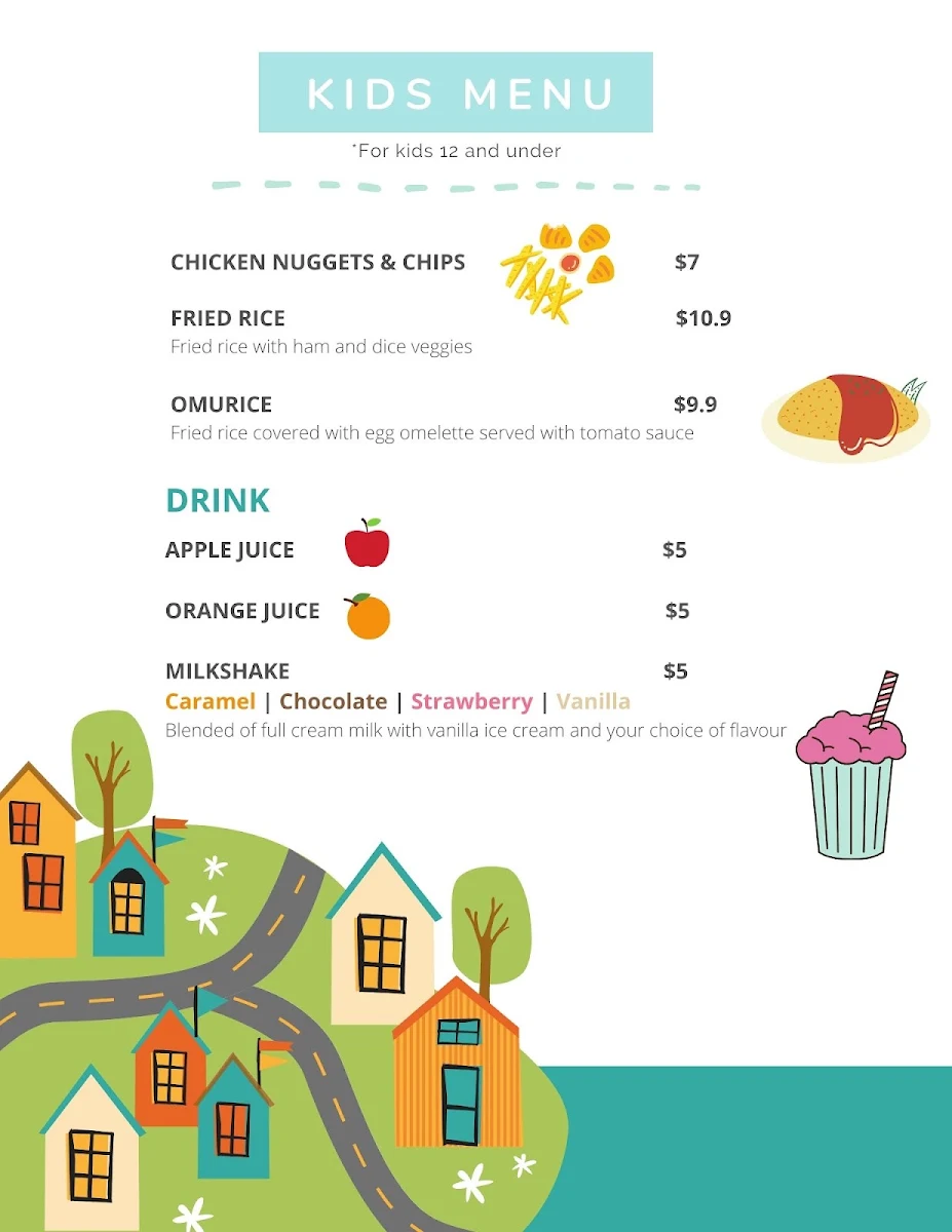Menu, The whitecottage 163