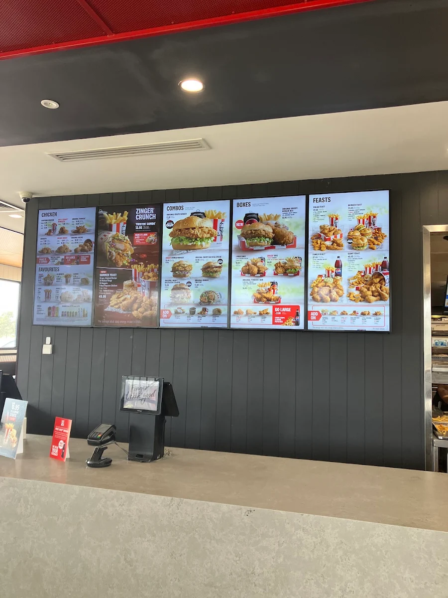 Menu, KFC Tarneit