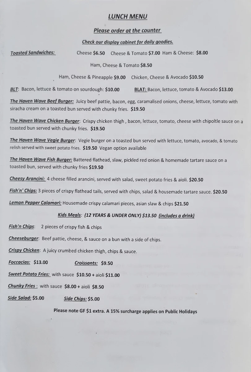 Menu photo 1