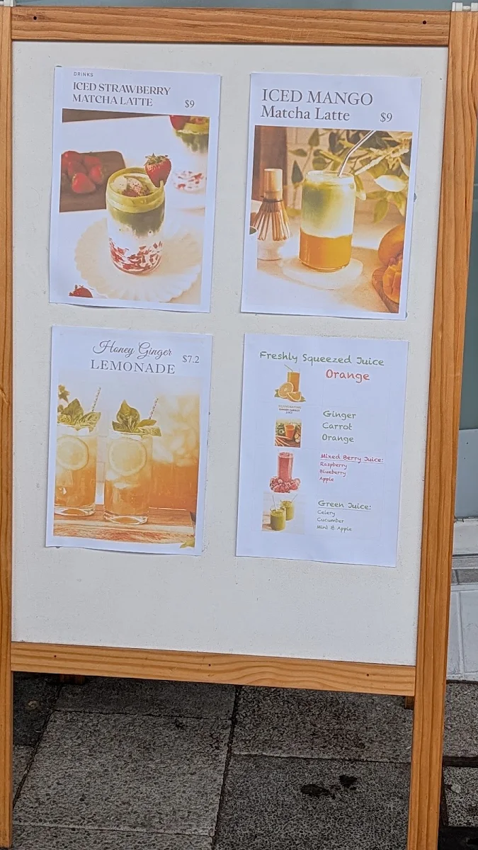 Menu, Pure Brew & Co. Gordon