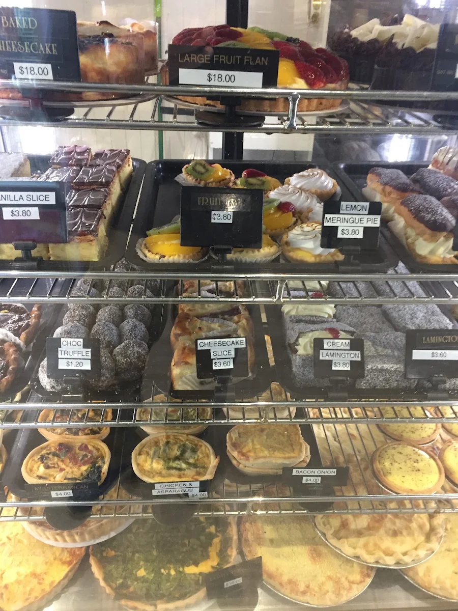 Menu, Yarra Glen Bake House