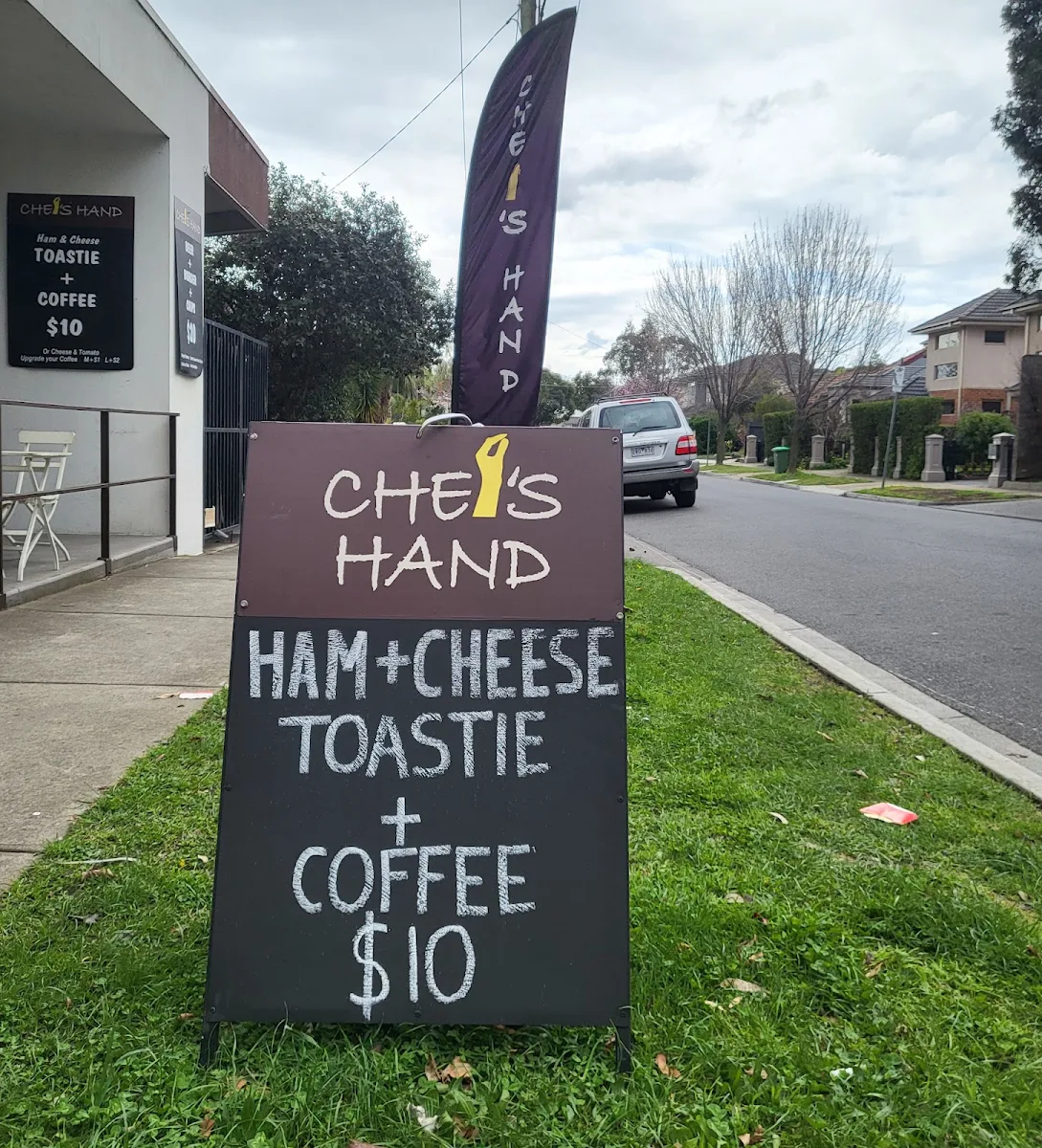 Menu, CHEFS HAND