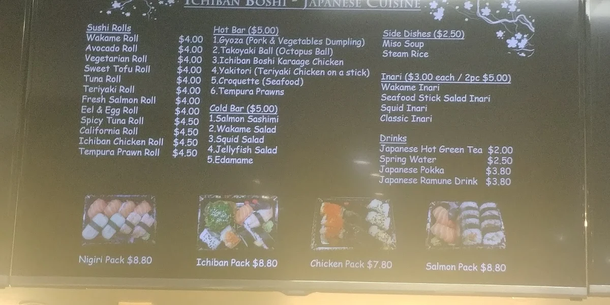 Menu, Morty's Food Court
